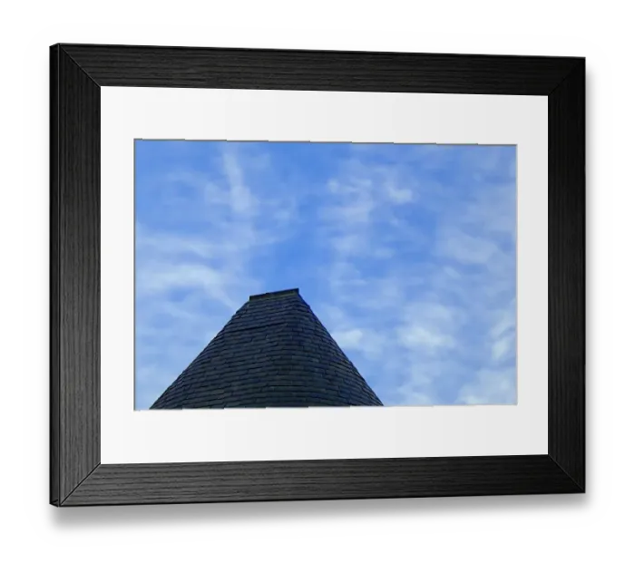 Framed Print : Pointed Roof Framed Print : Pointed Roof