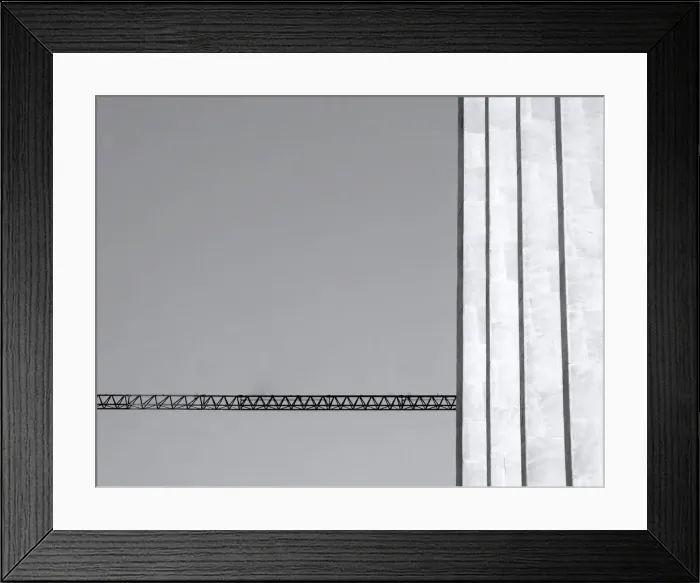 Framed Print : Crane and Tower Framed Print : Crane and Tower