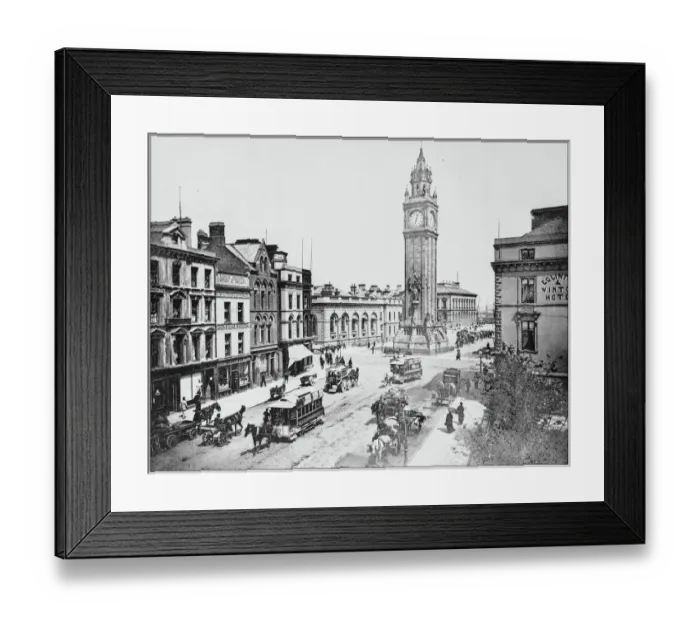 Framed Print : Antique photograph of Worlds famous sites: Albert Memorial, Belfast, Ireland Framed Print : Antique photograph of Worlds famous sites: Albert Memorial, Belfast, Ireland