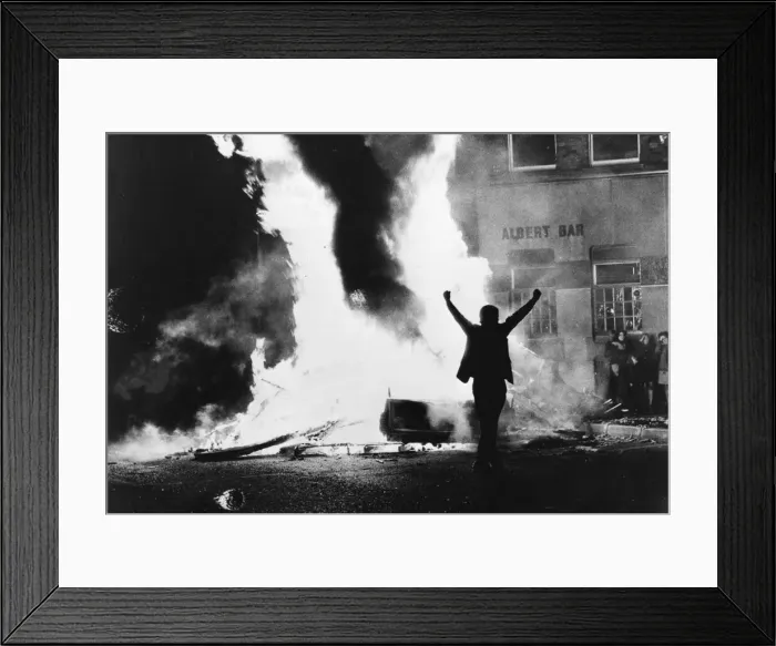 Framed Print : Burning Victory
