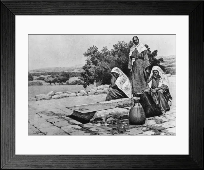 Framed Print : Davids Well Framed Print : Davids Well
