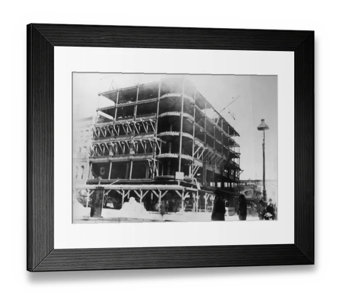 Framed Print : Chicago Construction Framed Print : Chicago Construction