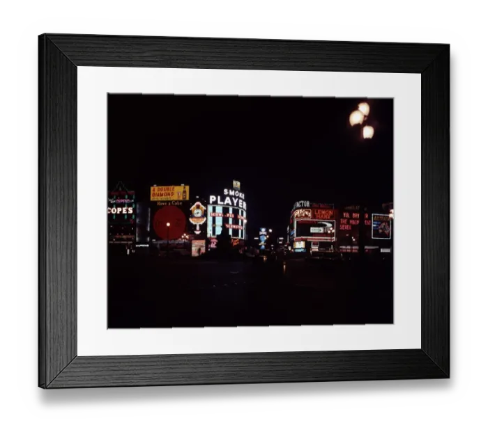 Framed Print : City Lights