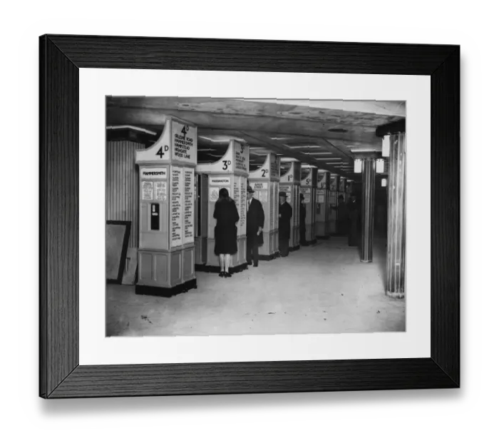 Framed Print : Underground Opening