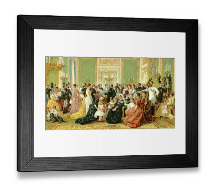 Framed Print : QUEEN VICTORIA (XXXL with lots of details)