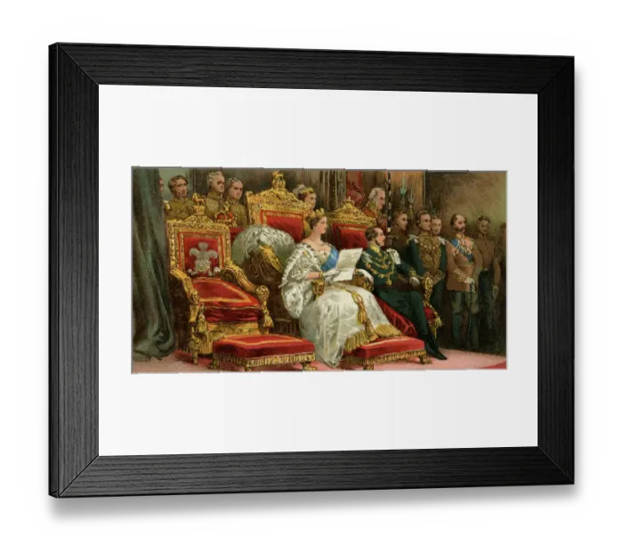 Framed Print : QUEEN VICTORIA AND PRINCE ALBERT (XXXL with lots of details) Framed Print : QUEEN VICTORIA AND PRINCE ALBERT (XXXL with lots of details)