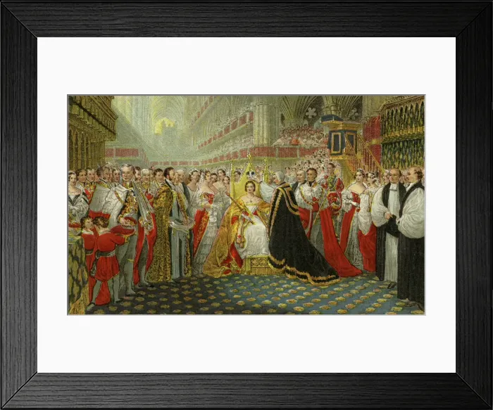 Framed Print : QUEEN VICTORIA - CORONATION (XXXL with lots of details) Framed Print : QUEEN VICTORIA - CORONATION (XXXL with lots of details)