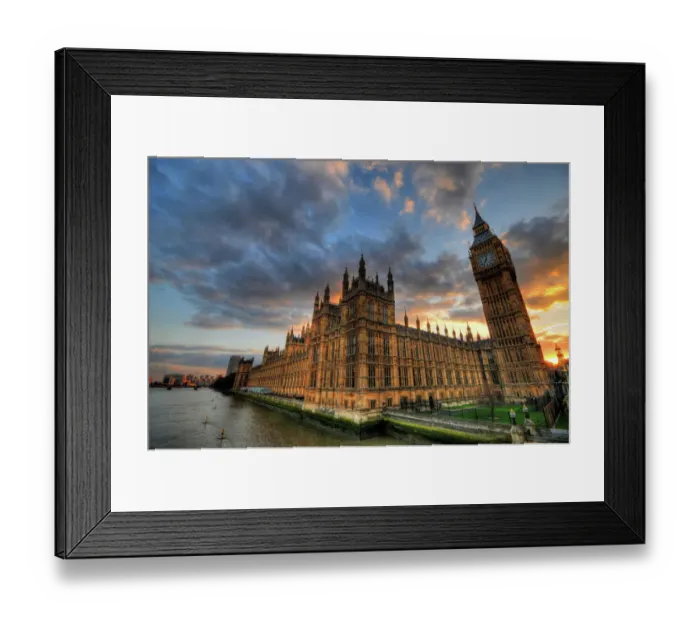Framed Print : Houses of Parliament at sunset Framed Print : Houses of Parliament at sunset