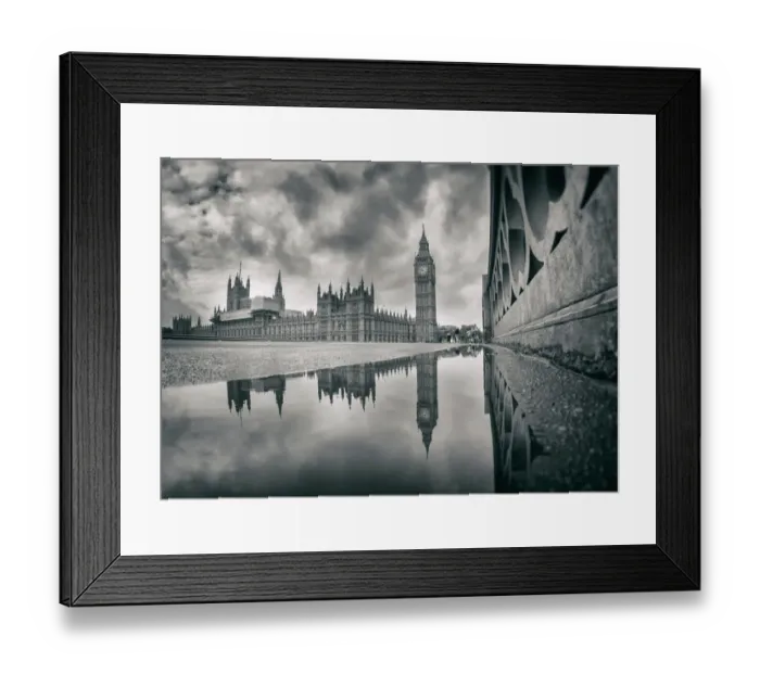 Framed Print : Reflection at Westminster Framed Print : Reflection at Westminster
