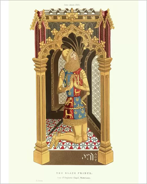 Edward the Black Prince, from St Stephens Chapel Westminster 1355