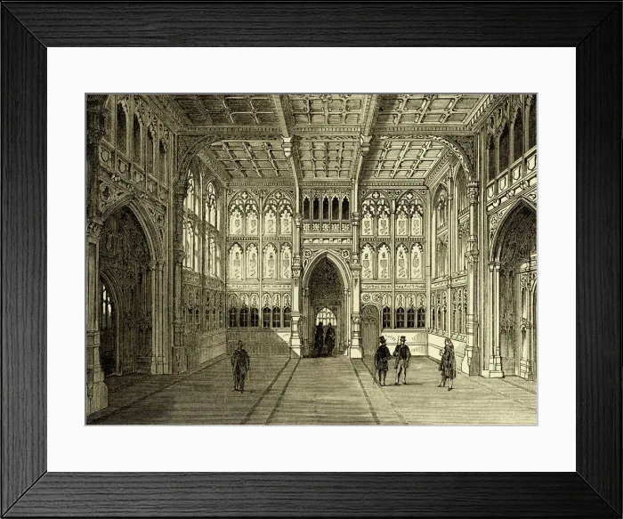 Framed Print : Lobby of the House of Commons Framed Print : Lobby of the House of Commons