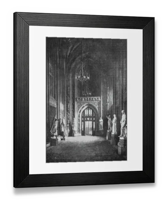 Framed Print : Antique photo: St Stephens Hall Framed Print : Antique photo: St Stephens Hall