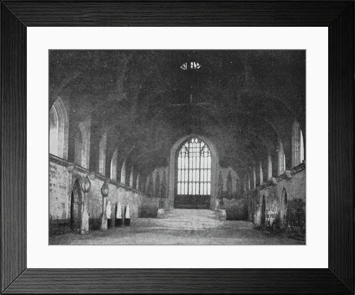 Framed Print : Antique photo: Old Westminster Hall Framed Print : Antique photo: Old Westminster Hall