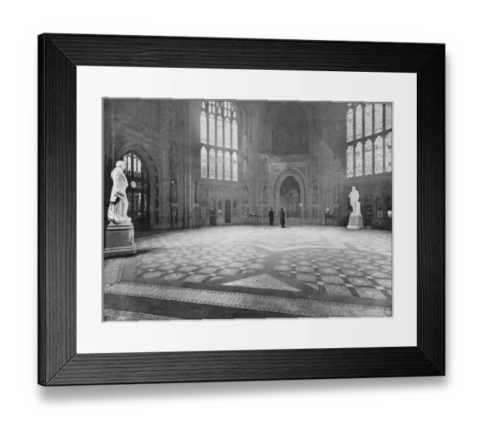 Framed Print : Antique photograph of the British Empire: Central Hall of the Houses of Parliament, Westminster Framed Print : Antique photograph of the British Empire: Central Hall of the Houses of Parliament, Westminster