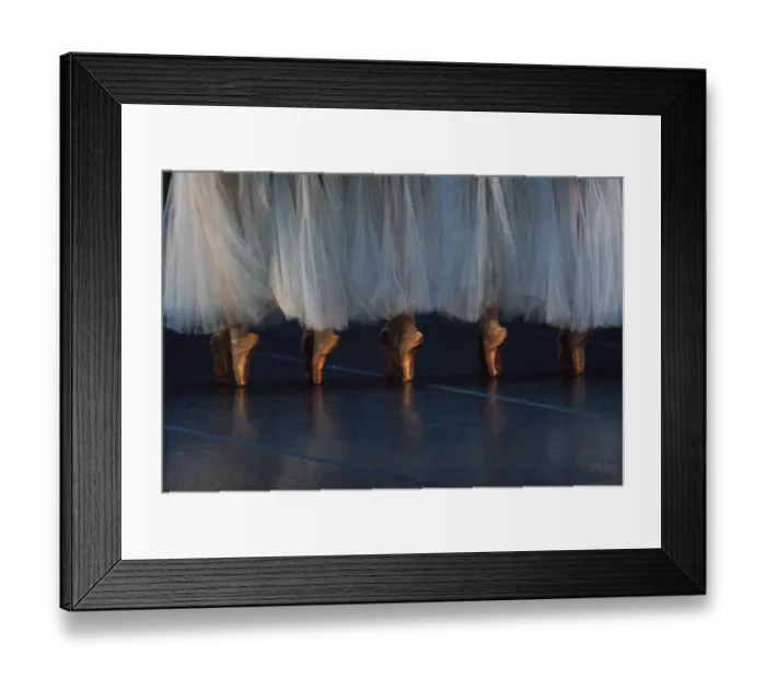 Framed Print : Ballet dancers on toe Framed Print : Ballet dancers on toe