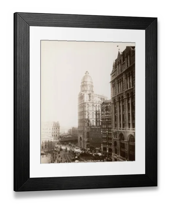 Framed Print : The New York World Building on Park Row Framed Print : The New York World Building on Park Row