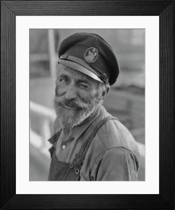 Framed Print : Winking Man Framed Print : Winking Man