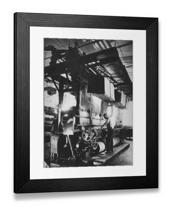 Framed Print : Industrial Loom Framed Print : Industrial Loom