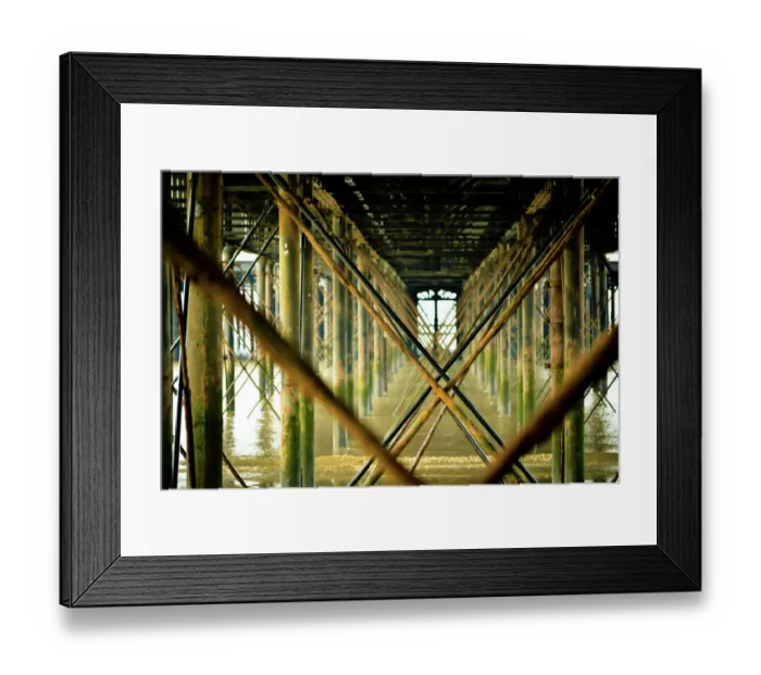 Framed Print : Weston Super Mare - Pier structure Framed Print : Weston Super Mare - Pier structure
