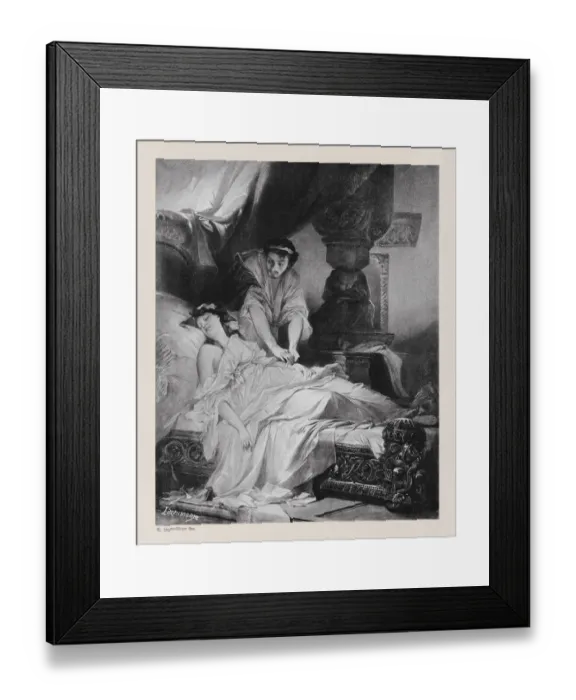 Framed Print : Cymbeline, tragedy by William Shakespeare, published in 1886 Framed Print : Cymbeline, tragedy by William Shakespeare, published in 1886