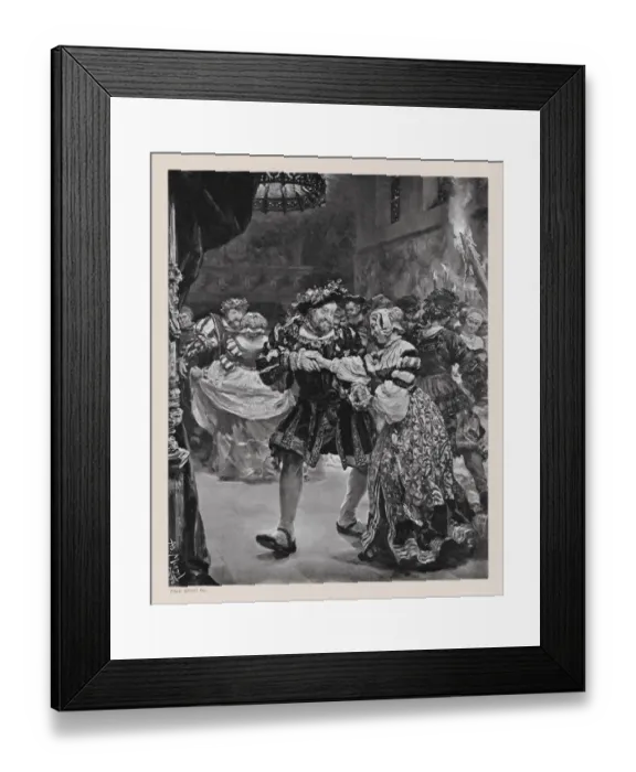 Framed Print : Henry VIII, play by William Shakespeare, published in 1886