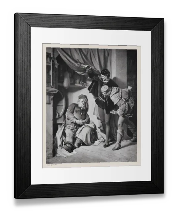 Framed Print : Henry IV, Part 1 by William Shakespeare, published in 1886 Framed Print : Henry IV, Part 1 by William Shakespeare, published in 1886