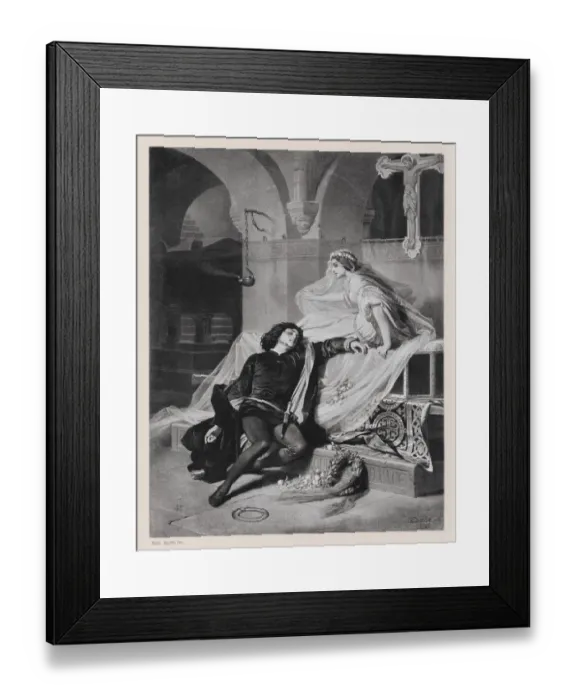 Framed Print : Romeo and Juliet by William Shakespeare, published in 1886 Framed Print : Romeo and Juliet by William Shakespeare, published in 1886
