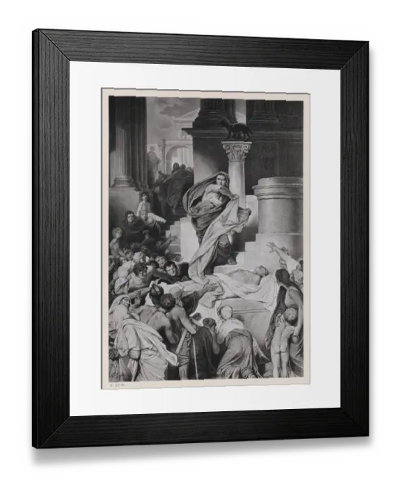 Framed Print : Julius Caesar by William Shakespeare, published in 1886 Framed Print : Julius Caesar by William Shakespeare, published in 1886