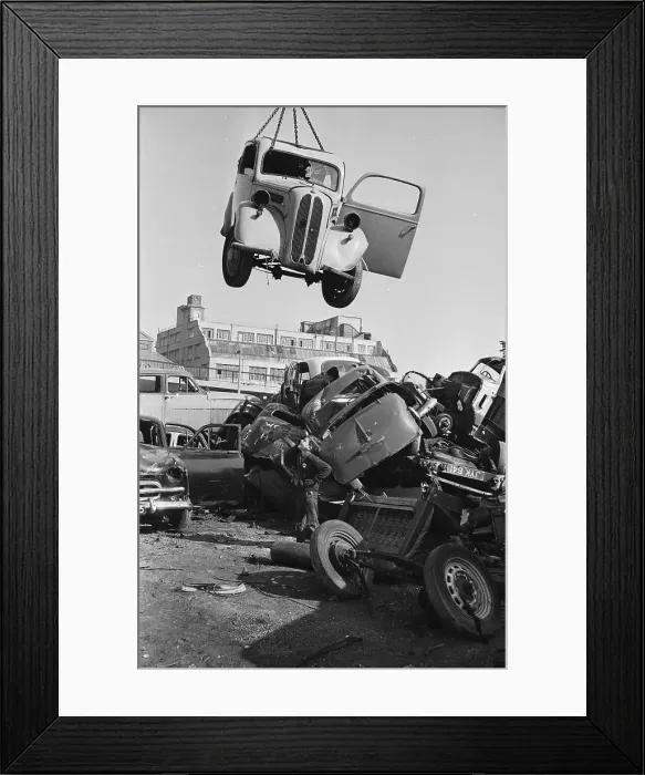 Framed Print : Breakers Yard Framed Print : Breakers Yard