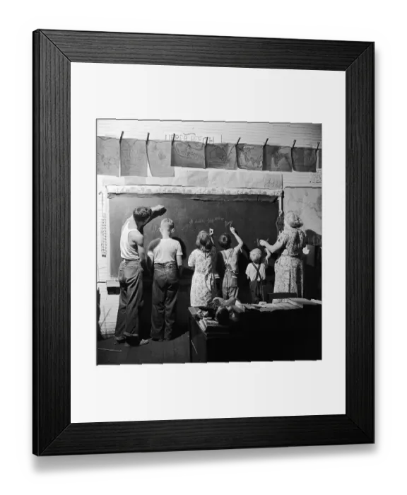 Framed Print : Five Grade Class Framed Print : Five Grade Class