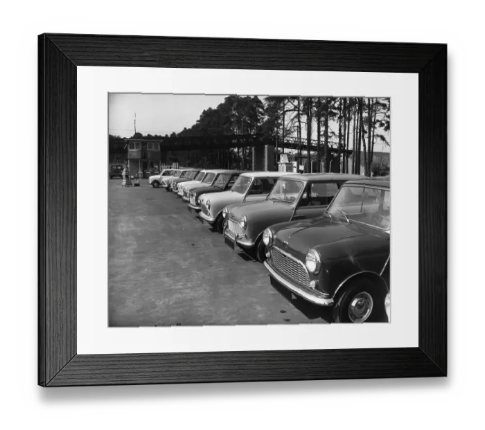 Framed Print : Row Of Cars Framed Print : Row Of Cars