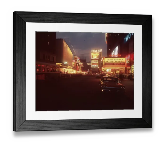 Framed Print : A Night In New York Framed Print : A Night In New York