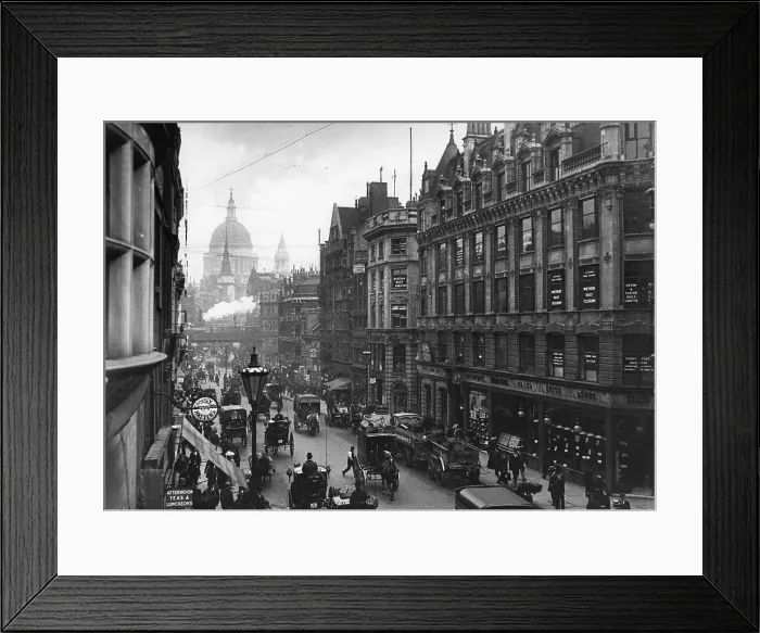 Framed Print : Fleet Street Framed Print : Fleet Street
