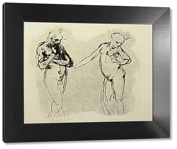 Sketch by Leonardo da Vinci, Nude studies, Adoration of the Magi, Early renaissance art