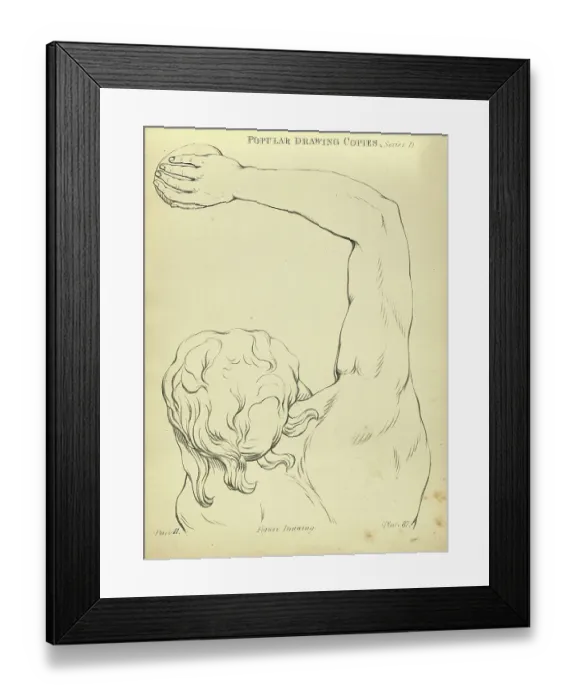 Framed Print : Sketching and drawing the human arm and shoulder, Victorian art figure drawing copies 19th Century Framed Print : Sketching and drawing the human arm and shoulder, Victorian art figure drawing copies 19th Century
