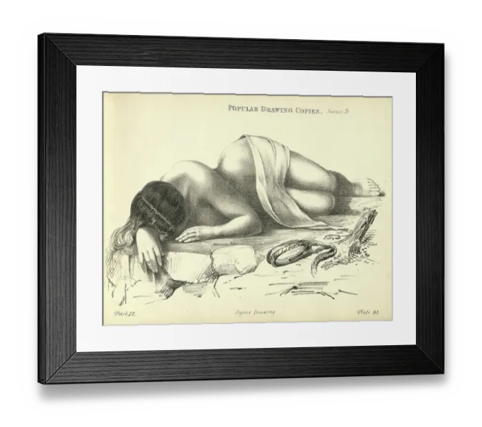 Framed Print : Sketching, drawing, young woman laid down, life study, Victorian art figure drawing copies 19th Century Framed Print : Sketching, drawing, young woman laid down, life study, Victorian art figure drawing copies 19th Century