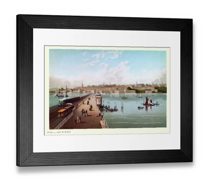 Framed Print : Miniature steam trains on the pier at Ryde on Isle of Wight, Victorian seaside town 19th Century Framed Print : Miniature steam trains on the pier at Ryde on Isle of Wight, Victorian seaside town 19th Century