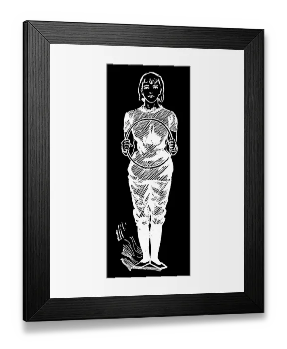 Framed Print : Old engraved illustration of Hygienic Gymnastics, healthy lifestyle - hoop exercises Framed Print : Old engraved illustration of Hygienic Gymnastics, healthy lifestyle - hoop exercises