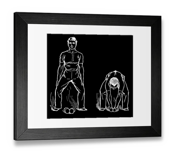 Framed Print : Old engraved illustration of Hygienic Gymnastics, healthy lifestyle - dumbbell exercises Framed Print : Old engraved illustration of Hygienic Gymnastics, healthy lifestyle - dumbbell exercises