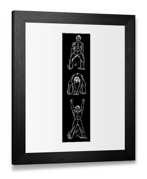 Framed Print : Old engraved illustration of Hygienic Gymnastics, healthy lifestyle - leg, body and arm exercises Framed Print : Old engraved illustration of Hygienic Gymnastics, healthy lifestyle - leg, body and arm exercises