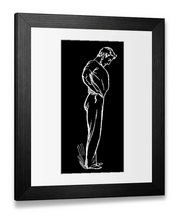 Framed Print : Old engraved illustration of Hygienic Gymnastics, healthy lifestyle - leg, body and arm exercises