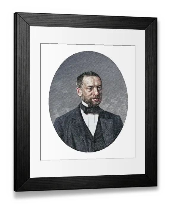 Framed Print : Portrait of Count Friedrich Albrecht zu Eulenburg (1815-1881) Prussian diplomat and politician