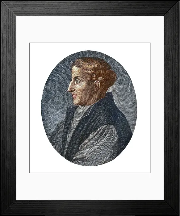 Framed Print : Portrait of Martin Bucer (1491-1551) German Protestant reformer based in Strasbourg who influenced Lutheran, Calvinist, and Anglican doctrines and practices Framed Print : Portrait of Martin Bucer (1491-1551) German Protestant reformer based in Strasbourg who influenced Lutheran, Calvinist, and Anglican doctrines and practices