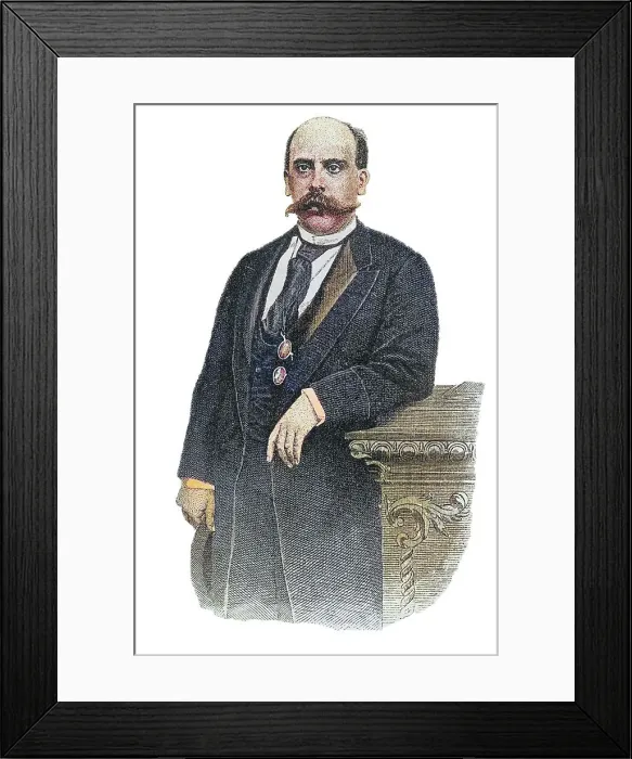 Framed Print : Portrait of Emilio Castelar y Ripoll (1832-1899) Spanish republican politician, and a president of the First Spanish Republic Framed Print : Portrait of Emilio Castelar y Ripoll (1832-1899) Spanish republican politician, and a president of the First Spanish Republic