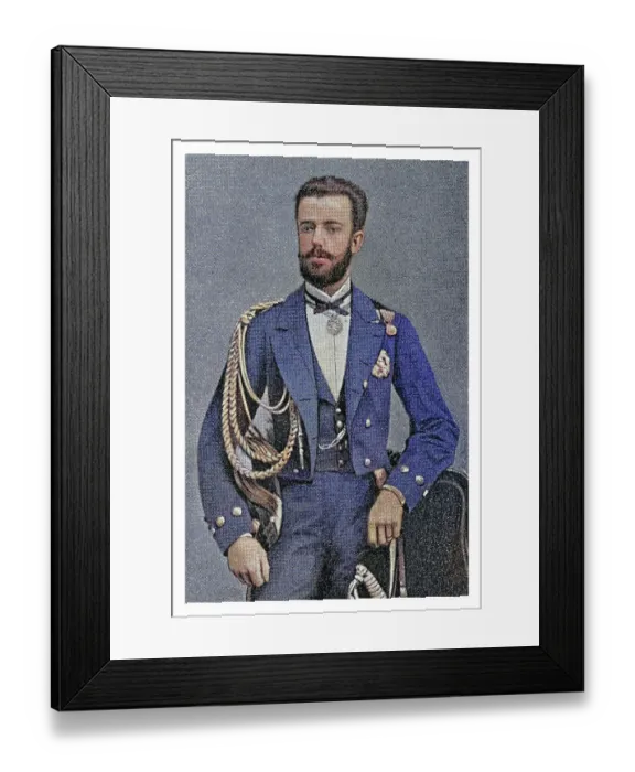 Framed Print : Portrait of Amadeo I of Spain (1845-1890) Italian prince who reigned as King of Spain from 1870 to 1873 Framed Print : Portrait of Amadeo I of Spain (1845-1890) Italian prince who reigned as King of Spain from 1870 to 1873