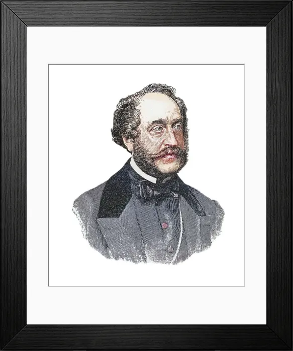 Framed Print : Portrait of Antoine Alfred Agenor, 10th Duc de Gramont, Prince de Bidache (1819-1880) French diplomat and statesman Framed Print : Portrait of Antoine Alfred Agenor, 10th Duc de Gramont, Prince de Bidache (1819-1880) French diplomat and statesman