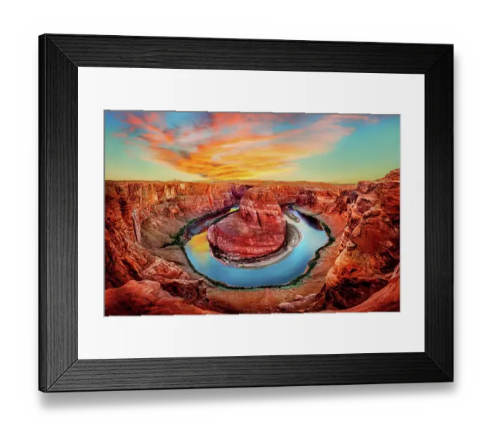 Framed Print : Horseshoe Bend at sunrise Framed Print : Horseshoe Bend at sunrise