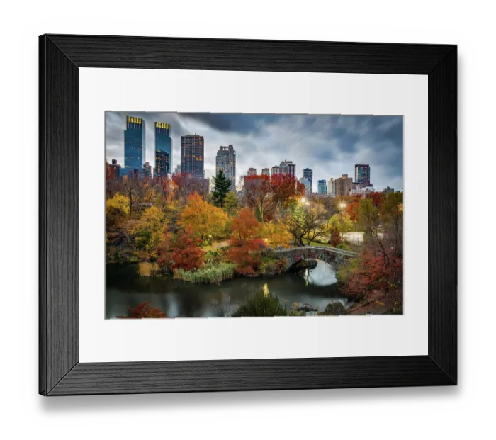 Framed Print : New York Central Park during Autumn Framed Print : New York Central Park during Autumn