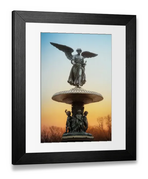 Framed Print : Bethesda Fountain - Angel of the Waters, Central Park, NYC Framed Print : Bethesda Fountain - Angel of the Waters, Central Park, NYC