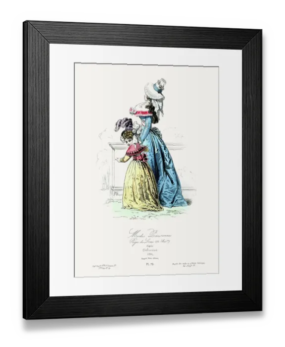 Framed Print : Paris Fashion of the 18th Century Framed Print : Paris Fashion of the 18th Century